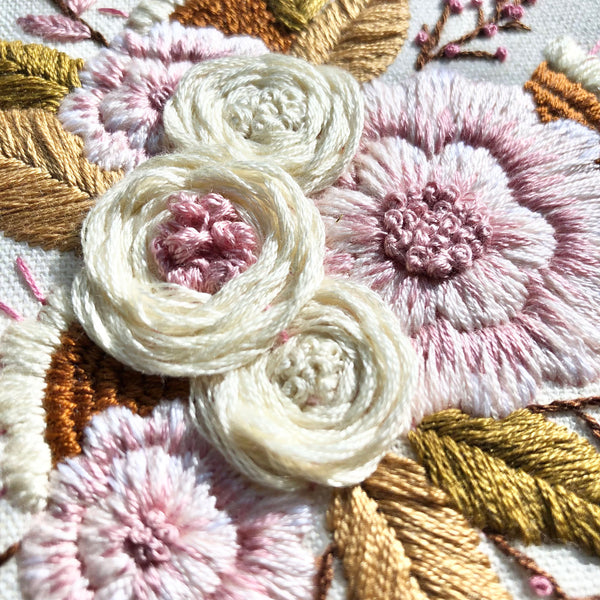 VINTAGE BOUQUET EMBROIDERY KIT