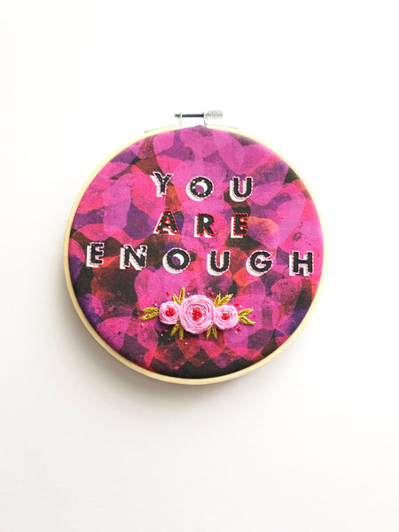 You are Enough Embroidery Kit