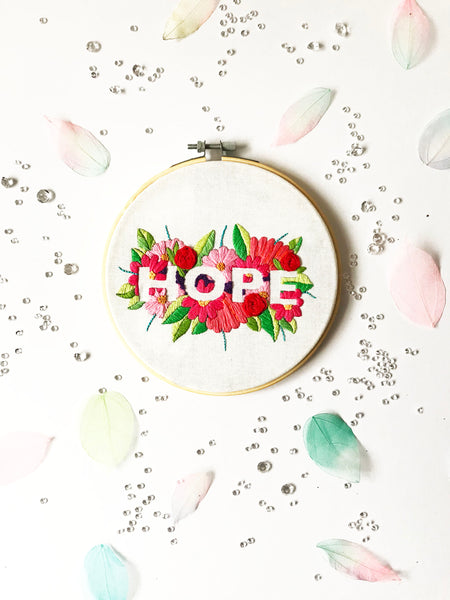 Hope Embroidery Kit