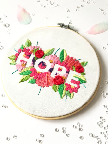 Hope Embroidery Kit