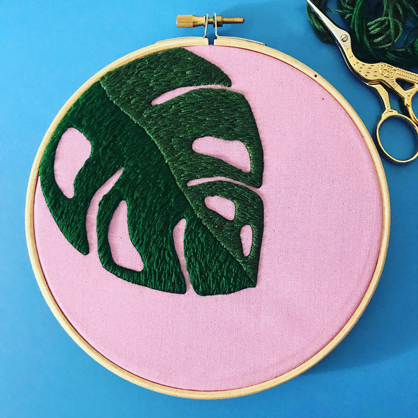 Palm Leaf embroidery kit