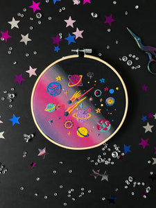 Shooting Stars Embroidery Kit