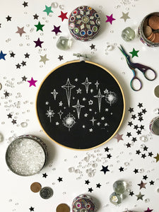 Starry Night embroidery kit