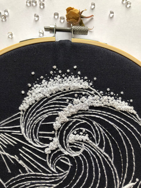 Stormy Night Embroidery Kit